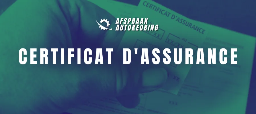 Certificat d'assurance